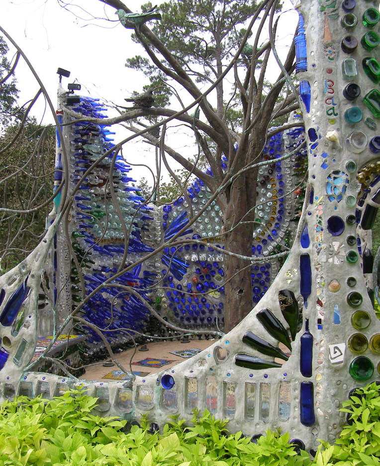 Amazing Garden Chapel Made From Bottles