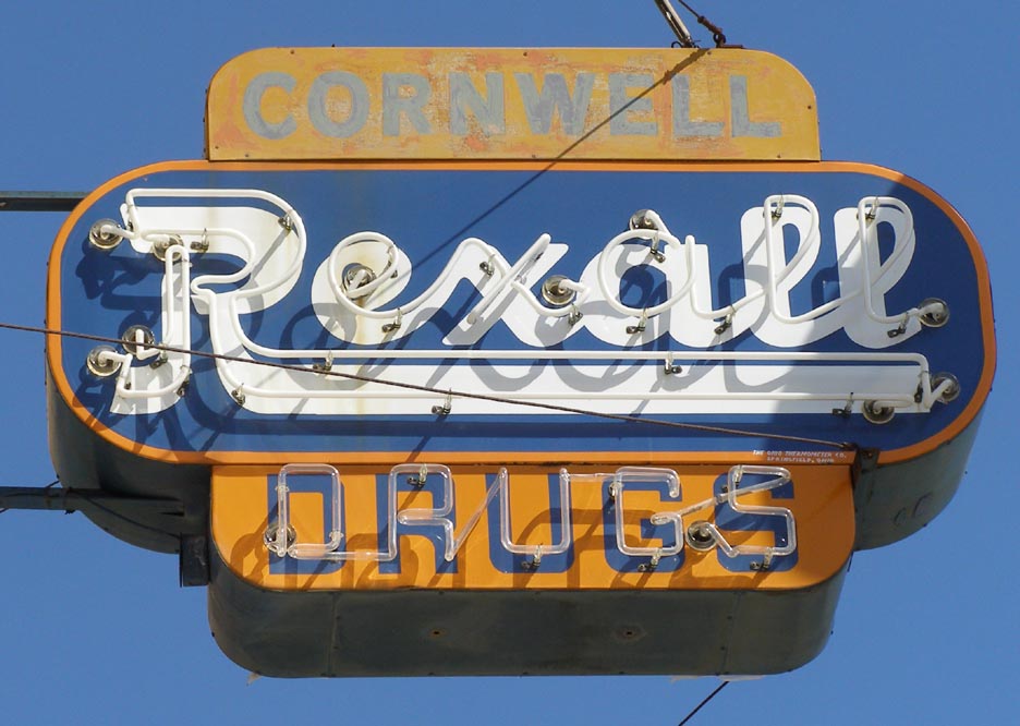 Rexall Drugs Signs