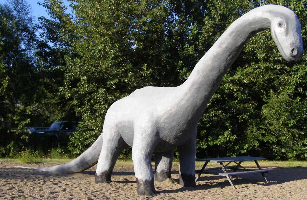 park with dinosaur statues near me