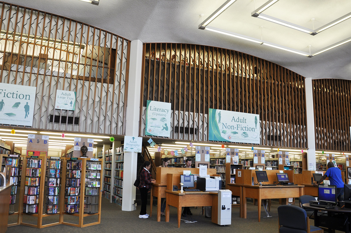 California MidCentury Modern Library Buildings